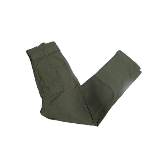 NWOT Brandy Blu Women’s Trousers High Waist Tapered Leg Olive Size M - Picture 8 of 13